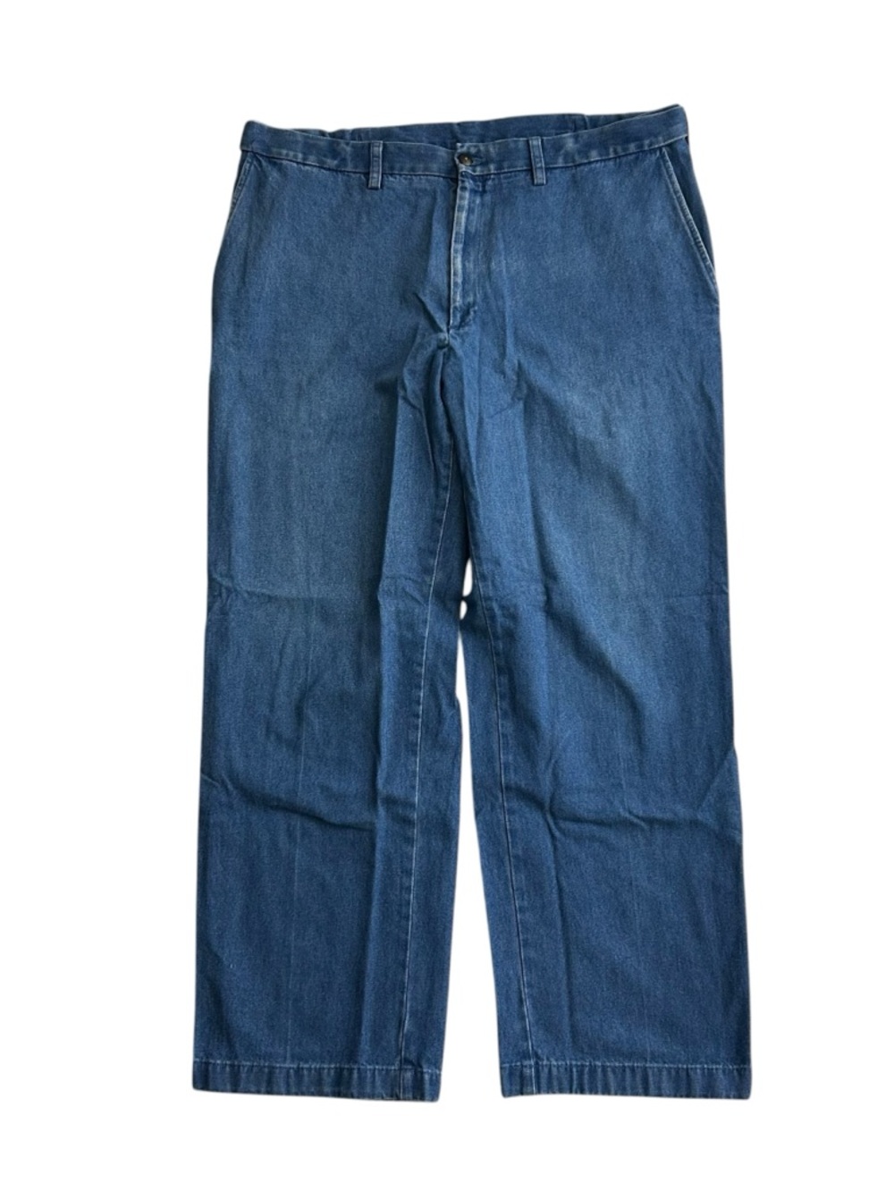 Haggar Men’s Classic Fit Stretch Expandable Waist Flat Front Jeans Size 38x30